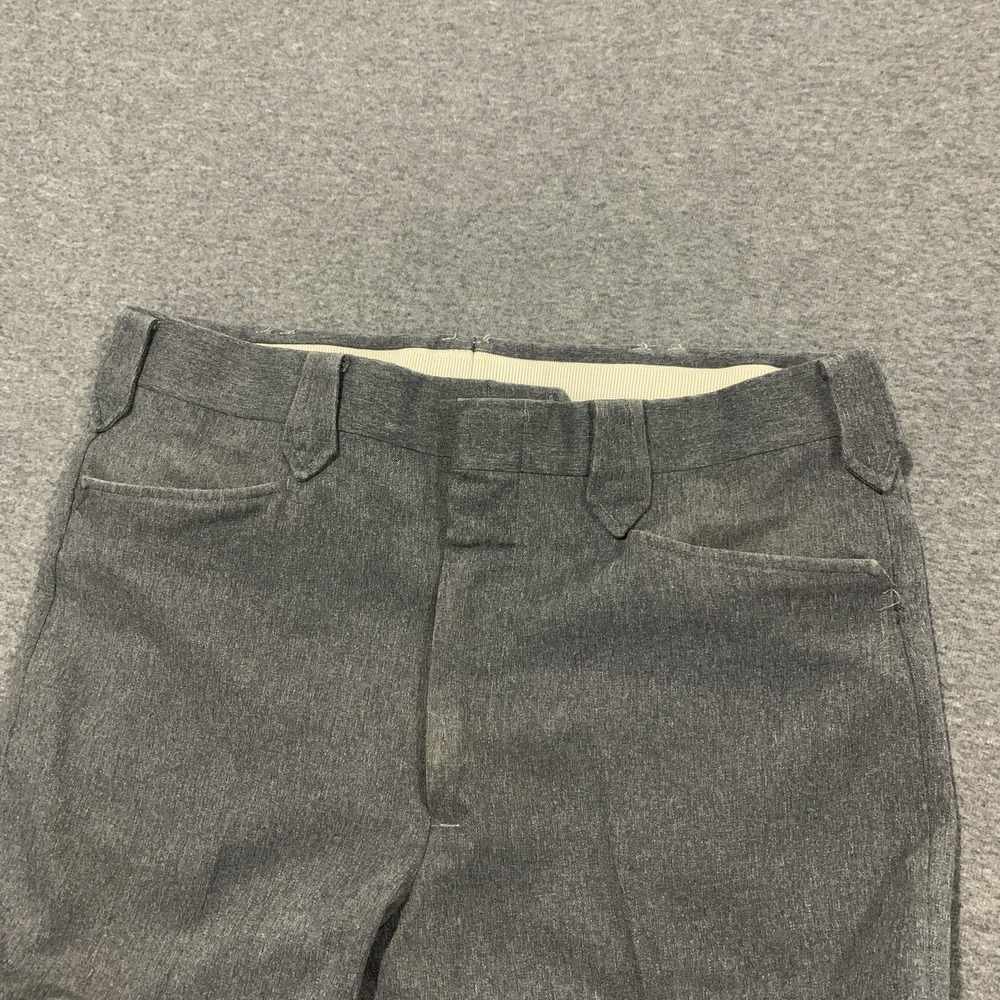 Vtg Mesquite Western Wear Men's Pants in Gray Made In USA - Size 34x31 ACTUAL - Picture 3 of 12
